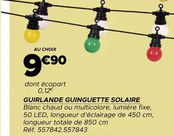 Gifi Guirlande guinguette solaire offre