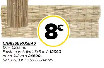 Gifi Canisse roseau offre