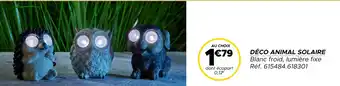 Gifi Déco animal solaire offre