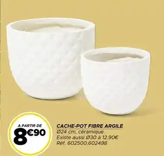 Gifi Cache-pot fibre argile offre