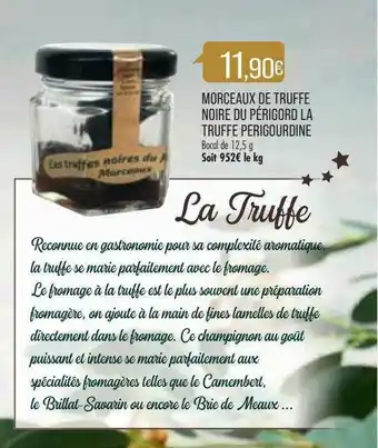 Match Morceaux De Truffe Noire Du Périgord La Truffe Perigourdine offre