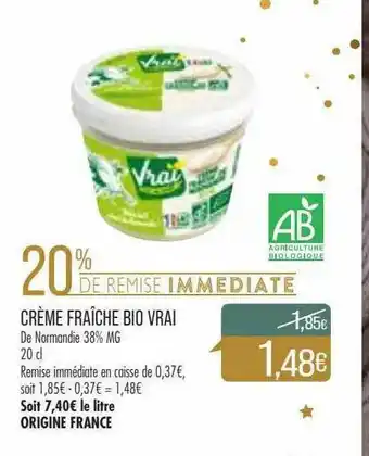 Crème Fraîche Bio Vrai