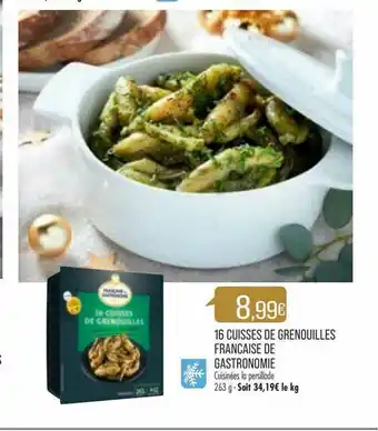 Match 16 Cuisses De Grenouilles Française De Gastronomie offre
