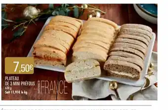 Match Plateau De 3 Mini Préfous offre