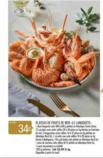 Match Plateau De Fruits De Mer offre