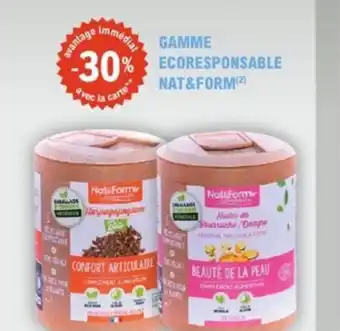 E.Leclerc Parapharmacie Gamme ecoresponsable nat & form offre