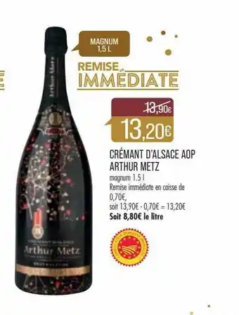 Match Crémant D'alsace Aop Arthur Metz offre
