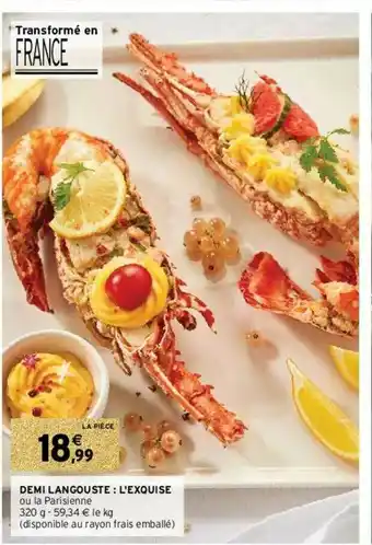 Intermarché Demi Langouste : L'exquise offre