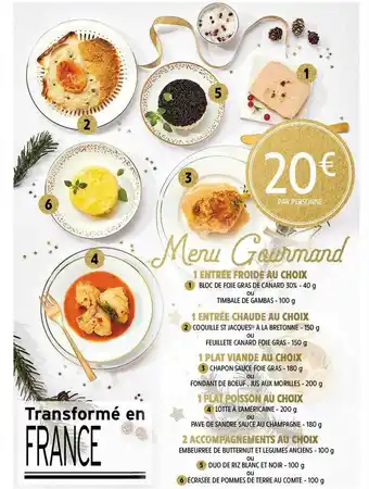 Intermarché Menu Gourmand offre