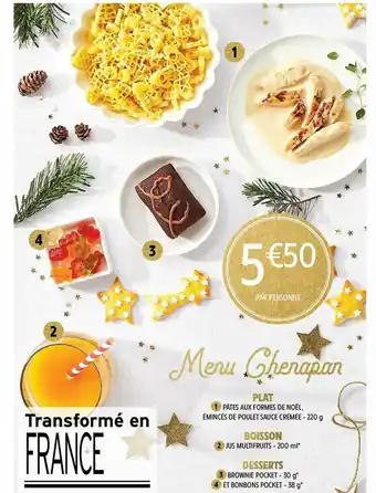 Intermarché Menu Chenapan offre