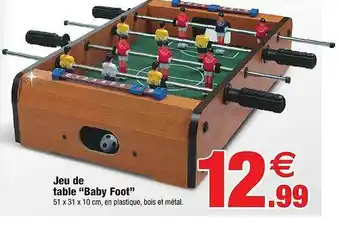 Bazarland Jeu De Table offre
