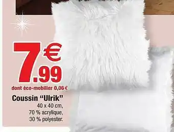 Bazarland Coussin offre