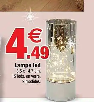 Bazarland Lampe Led offre