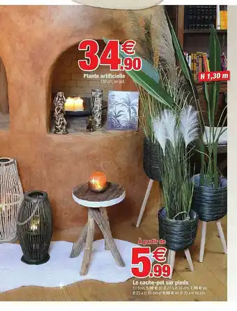 Bazarland Le Cache-pot Sur Pieds offre
