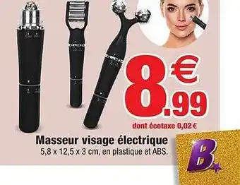 Bazarland Masseur Visage électrique offre
