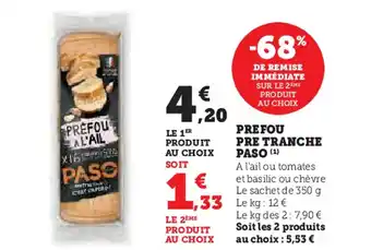 Hyper U PASO Prefou pre tranche offre