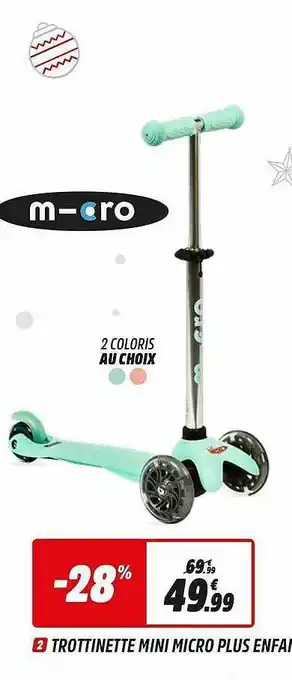 Intersport Trottinette Mini Micro Plus Enfant offre