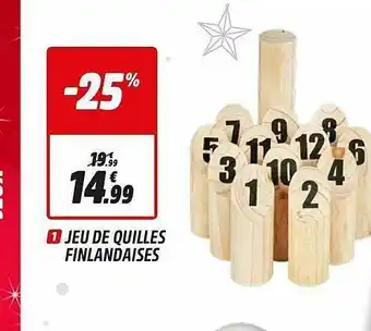 Intersport Jeu De Quilles Finlandaises offre
