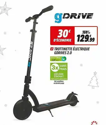 Intersport Trottinette électrique Gdrives 2.0 offre