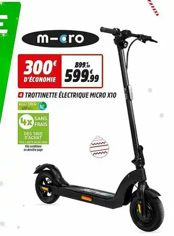 Intersport Trottinette électrique Micro X10 offre