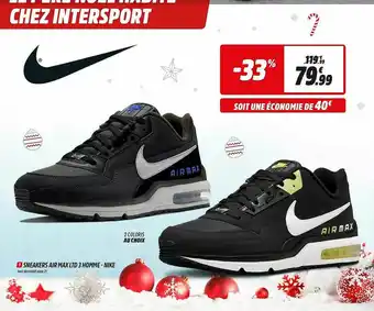 Promo Sneakers Air Max Ltd 3 Homme Nike chez Intersport