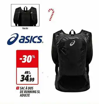 Intersport Sac à Dos De Running 5l Adulte Asics offre