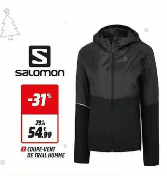 Intersport Coupe-vent De Trail Homme Salomon offre