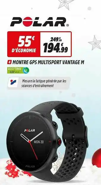 Intersport Montre Gps Multisport Vantage M Polar offre