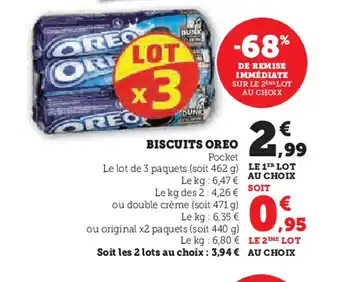 Hyper U OREO Biscuits offre