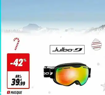 Intersport Masque Julbo offre