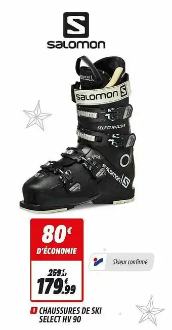 Intersport Chaussures De Ski Select Hv90 Salomon offre