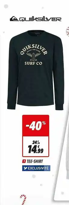 Intersport Tee-shirt Quiksilver offre