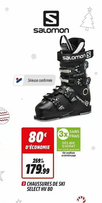 Intersport Chaussures De Ski Select Hv 80 Salomon offre