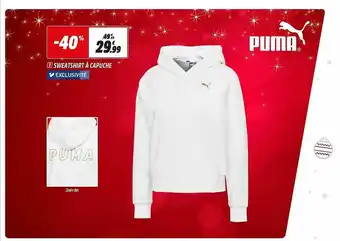 Intersport Sweatshirt à Capuche Puma offre