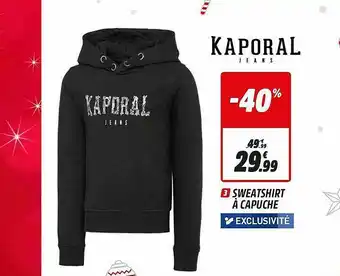 Intersport Sweatshirt à Capuche Kaporal offre