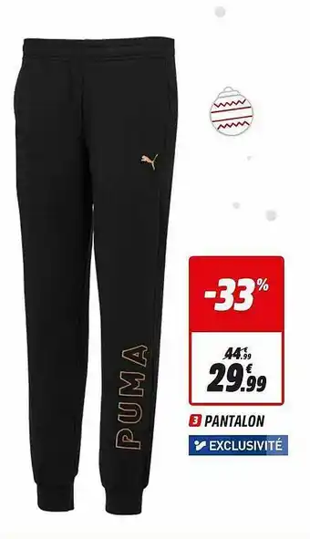 Intersport Pantalon Puma offre