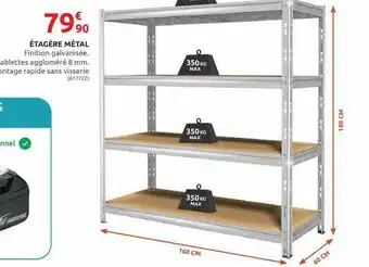 Rural Master étagère Métal offre