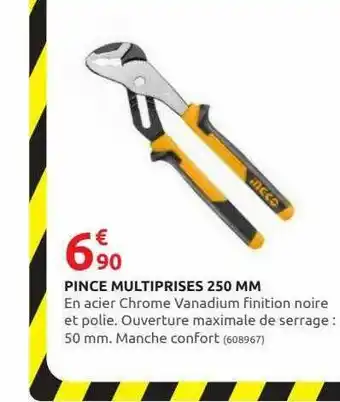 Rural Master Pince Multiprises 250 Mm Ingco offre