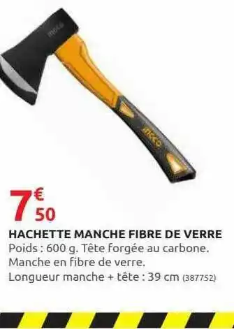 Rural Master Hachette Manche Fibre De Verre offre