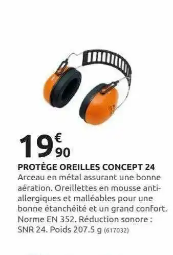 Protège Oreilles Concept 24