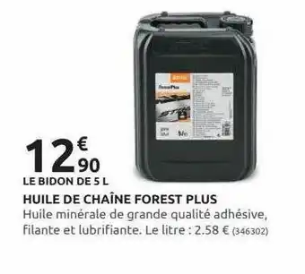 Rural Master Huile De Chaîne Forest Plus offre