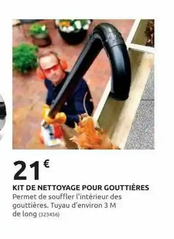 Rural Master Kit De Nettoyage Pour Gouttières offre