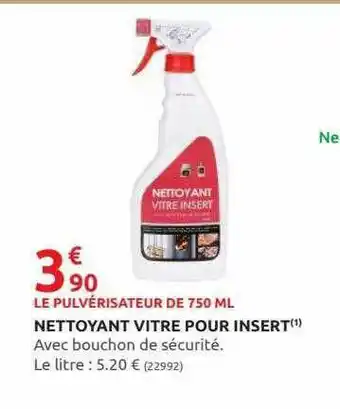Nettoyant Vitre Pour Insert