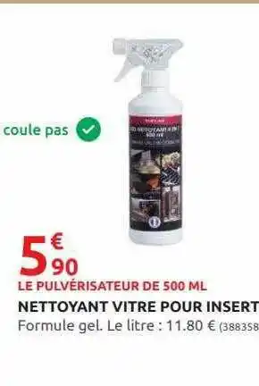 Rural Master Nettoyant Vitre Pour Insert offre