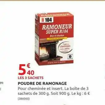 Rural Master Poudre De Ramonage offre
