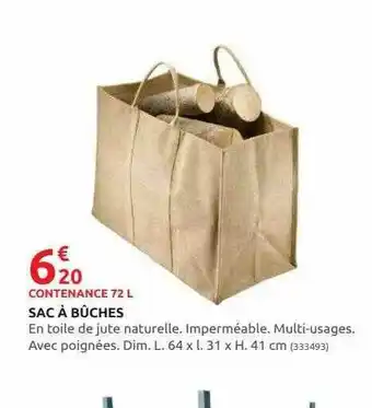 Rural Master Sac à Bûches offre
