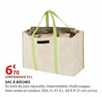 Rural Master Sac à Bûches offre