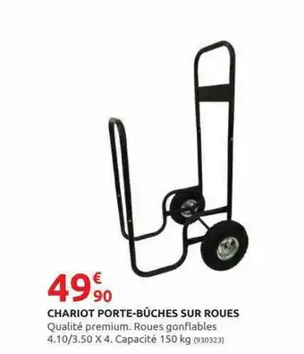 Rural Master Chariot Porte-bûches Sur Roues offre