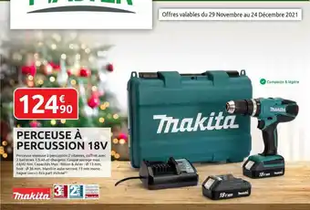 Rural Master Perceuse à Percussion 18v Makita offre