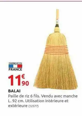 Rural Master Balai offre